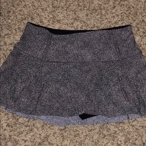Grey Speckled Lululemon In Pace Skirt
